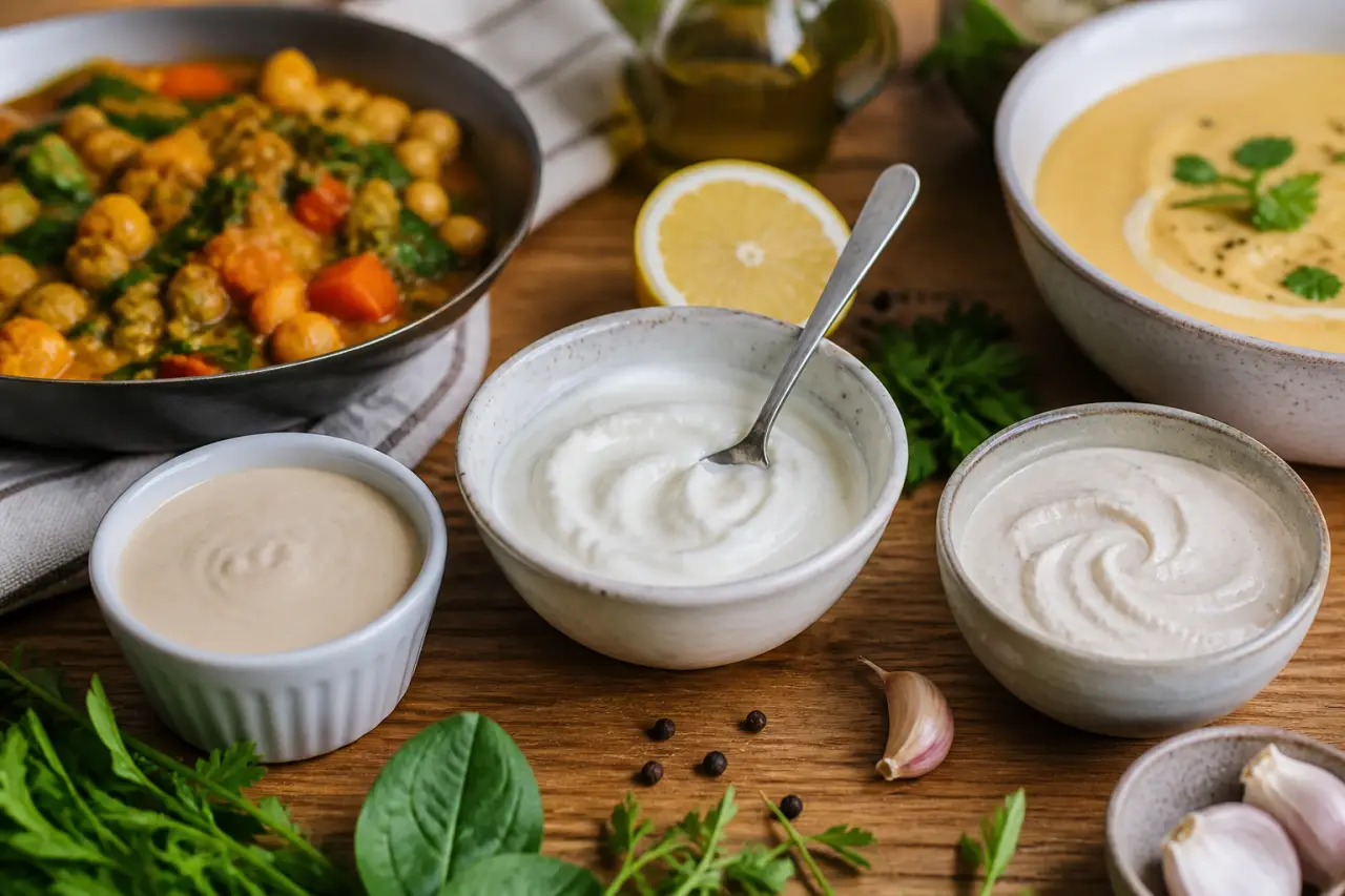 Remplacer la crème fraîche sans casser la texture : yaourt, soja ou tofu selon le plat