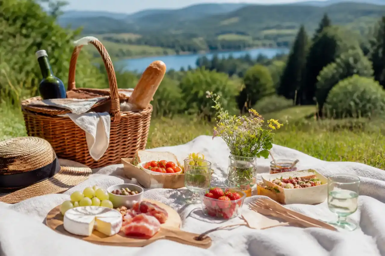 Un chef à domicile préparant minutieusement un plat gastronomique dans une cuisine chaleureuse