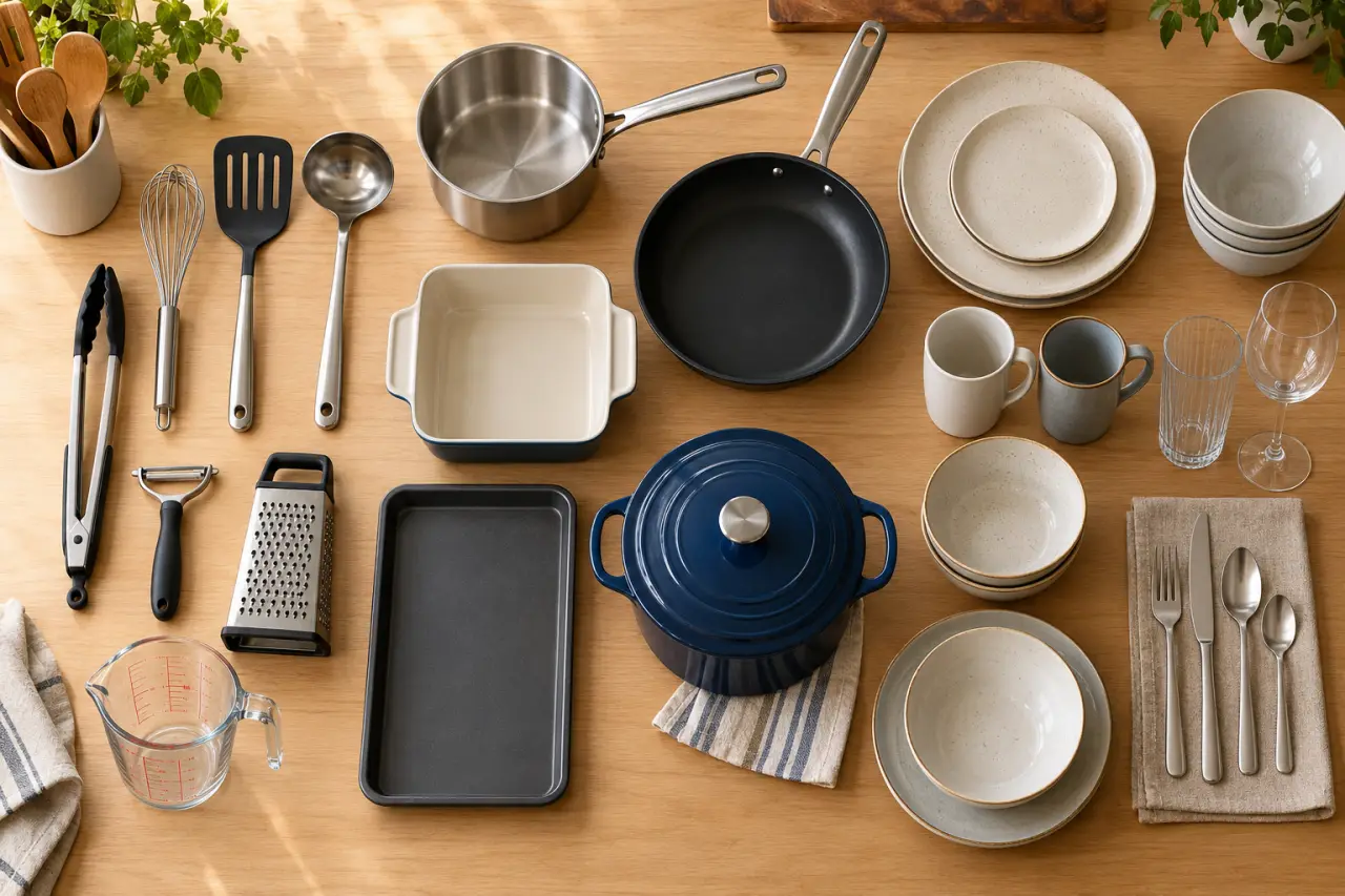 Ustensiles de cuisine anglais : distinguez les outils, la cuisson et la vaisselle