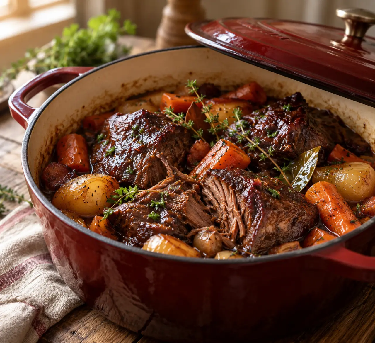 Plats mijotés en cocotte : une viande fondante, pas une sauce noyée