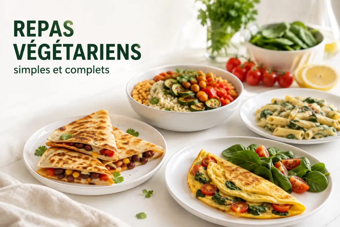 Idées de repas végétarien rapides et complets pour le soir